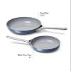 Caraway Nonstick Ceramic Frying Pan (2.7 qt, 10.5") - Non Toxic, PTFE & PFOA Free - Oven Safe & Compatible with All Stovetops (Gas, Electric & Induction) - Navy view 3