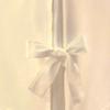 Silver Cotton 1 Piece Split Corner Tie Bed Skirt, 100% Egyptian Cotton, 1000 TC 15 Inch Drop Length Queen Size Solid Ivory view 4