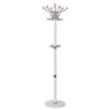 KUYWLMKMZZ Tree Coat Rack Household Floor Coat Rack Stainless Steel HooksHome Standing Coat RackModern Coat Rack Freestanding White Coat Tree Sturdy Coat Rack (Color : White) view 1
