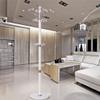 KUYWLMKMZZ Tree Coat Rack Household Floor Coat Rack Stainless Steel HooksHome Standing Coat RackModern Coat Rack Freestanding White Coat Tree Sturdy Coat Rack (Color : White) view 4