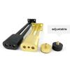 ACUIPP Homeimprovement4All-Aluminumcabinetfeetsolidbathroomcabinetlegssupportlegstvcabinetlegshardwarefeetbathroomcabinetbracketmetalfurniturelegs/Golden/25Cm view 4