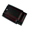 1 Pc Car Central Armrest Storage Box, Auto Center Console Organizer Containers Tray Accessories, for Ford Kuga Escape 2020-2021,red and Black view 1