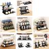3 Tier Straight Tiered Display Stand, Portable Product Display Shelves, Farmers Market Display Shelf, Retail Display Stand for Vendor Events, Craft Shows, Dessert, Food Display Risers for Party view 2