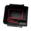 LadyCent 1 Pc Automobile Control Central Armrest Storage Box, Black Car Organizer Accessories, for Volkswagen Polo 2018 2019 2020 view 4
