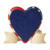 Enesco Jim Shore Heartwood Creek Patriotic America The Beautiful Heart Miniature Figurine, 3.35 Inch, Multicolor view 2
