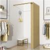 JMCAJIE Clothing Store Fitting Room L-Shaped Simple Mobile Changing Room, Corner Privacy Protection Dressing Room,Wall Mounted,Mall Simple Changing Room and Display Rack, Easy to Install view 1