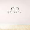 Glasses - Closet Glasses Area Label Signage Shoe Closet Storage Organizer Style Dresser Vinyl Wall Art Decal Sticker Home Closet Area Dressing Room Dressing Area Wardrobe Cabinet Size (12x30 inch) view 4