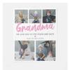 NAZENTI Personalized Blanket Letter Blanket Birthday Gift for Mom Gift for Her Nana Birthday Gift for Mom Grandma Gift for Wife Flower Black White (Blanket 5 Photo) view 1
