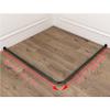 Clothing Store Fitting Room L-Shaped,for Privacy Protection And Room Divider, Simple Mobile Changing Room, Dressing Room,Wall Mounted,Mall Simple Changing Room And Display Rack, Easy To Install view 3