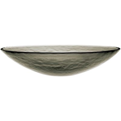  Toyo Sasaki Glass 46167SM Nuage Coupe Ball 245 Plate, Made in Japan, Gray, Approx. 9.6 x 2.2 inches (24.5 x 5.7 cm)