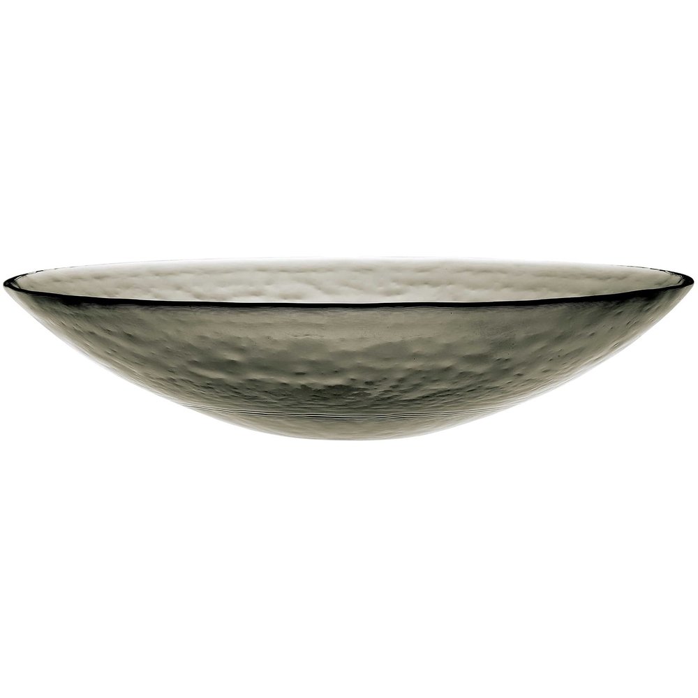  Toyo Sasaki Glass 46167SM Nuage Coupe Ball 245 Plate, Made in Japan, Gray, Approx. 9.6 x 2.2 inches (24.5 x 5.7 cm)