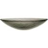  Toyo Sasaki Glass 46167SM Nuage Coupe Ball 245 Plate, Made in Japan, Gray, Approx. 9.6 x 2.2 inches (24.5 x 5.7 cm) view 1