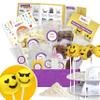 KIDSTIR Kids Baking Diy Activity Kit - Bake Delicious Emoji Cake Pops | Includes Cake Pop Stand, Pre-measured Ingredients Real Baking Kit | Best Baking Gifts Family Fun Activity, Gift For Girls & Boys view 1