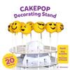 KIDSTIR Kids Baking Diy Activity Kit - Bake Delicious Emoji Cake Pops | Includes Cake Pop Stand, Pre-measured Ingredients Real Baking Kit | Best Baking Gifts Family Fun Activity, Gift For Girls & Boys view 3
