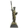 Bronze Statue of Liberty Sculpture - 12.6" Tall Iconic New York Lady Liberty Replica, Handcrafted Patina-Finished Bronze Home and Office Dcor, Perfect or Collectible view 1