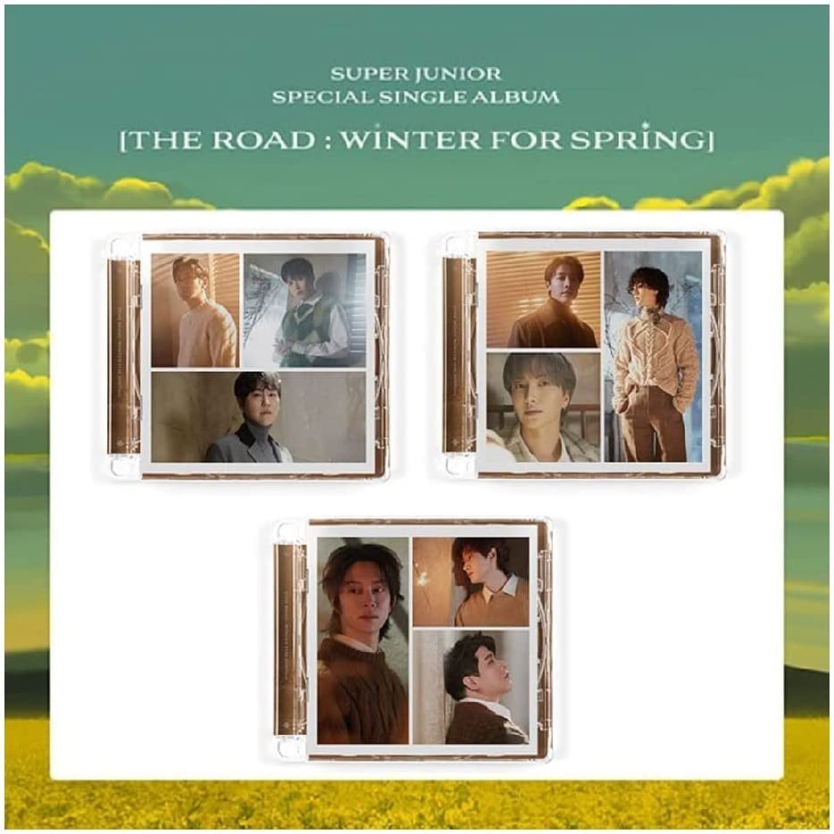 SM Ent. Super Junior - The Road : Winter for Spring [C ver.] (Special Single) Album+CultureKorean Gift(Decorative Stickers,Photocards)
