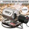 Elecbee Stainless Steel Coffee Bean Roasting Machine Coffee Roaster Roller Baker 110V Tools view 3