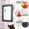 AAZZKANG Black Mirrors for Wall Rectangle Wood Framed Decorative Wall Hanging Mirror for Bedroom Living Room Bathroom Home Entryway view 3