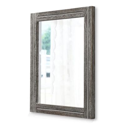 AAZZKANG Mirrors for Wall with Wooden Frame Rustic Wall Mirror Rectangular Decorative for Bedroom Bathroom Living Room Entryway Hanging