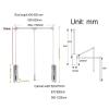 Aluminium Pull Down Wardrobe Rod, Adjustable 830-1150mm Wardrobe Hanging Rail Storage System Closet Hanger Rod, Retractable Hanger, Space Saving Wardrobe Rails (Size : 450-600 mm) 17.7-23.6in view 2