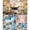 DYRABREST 4 Pcs Metal Flower Stand for Wedding Floor Gold Flower Stand Geometric Centerpieces Vase Wedding Flower Track Vase(35.4"/29.5"/23.6"/17.7") view 2