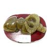 3.5" China Certified Nature Hetian Nephrite Sugar Jade Hand Carved Wealth OX 6126 view 1