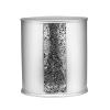 Popular Bath 2pc Sinatra Modern Bath Accessories Set Waste Basket & Tissue Box Modern Classic Contemporary Decorative Beautiful Designs Bathroom Decor Set for Home Luxury Bath Set view 2
