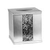 Popular Bath 2pc Sinatra Modern Bath Accessories Set Waste Basket & Tissue Box Modern Classic Contemporary Decorative Beautiful Designs Bathroom Decor Set for Home Luxury Bath Set view 3