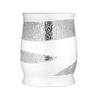 Popular Bath 2pc Sinatra Modern Bath Accessories Set Waste Basket & Tissue Box Modern Classic Contemporary Decorative Beautiful Designs Bathroom Decor Set for Home Luxury Bath Set view 2