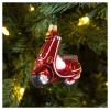 Holyart Blown Glass Christmas Ornament, red Scooter view 2