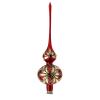 Holyart Tree Topper Glittery red and Gold, Matte Base view 1