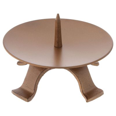 Holyart Four-feet Candlestick with high Spike d. 4 1/2 in