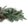 32" Pre-Lit Artificial Mixed Pine and Pine Cone Christmas Snowflake Wreath view 3