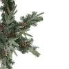 32" Pre-Lit Artificial Mixed Pine and Pine Cone Christmas Snowflake Wreath view 4