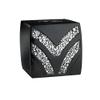 Popular Bath 2pc Sinatra Modern Bath Accessories Set Waste Basket & Tissue Box Modern Classic Contemporary Decorative Beautiful Designs Bathroom Decor Set for Home Luxury Bath Set view 4