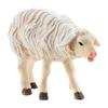 White Sheep Looking Forward, 9 cm Nativity Rainell, in Painted Valgardena Wood view 2