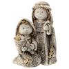 Kids Nativity Set, Holy Family with Jute Effect Details, 15 cm view 1