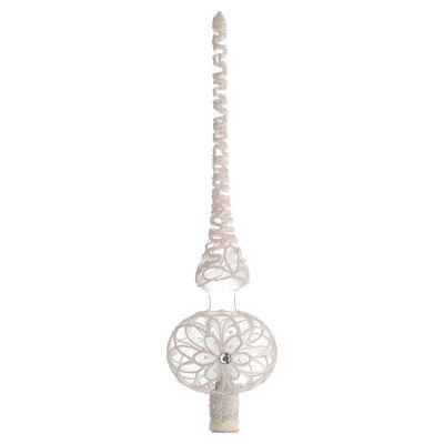 Holyart Tree Topper Transparent with White Flower