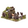 Holyart Sheep Corral with Sheep 9.5X20X14cm, Nativity Setting view 2