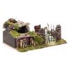 Holyart Sheep Corral with Sheep 9.5X20X14cm, Nativity Setting view 3