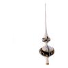 Holyart Black and White Tree Topper in Blown Glass with Gold Glitter Design view 3
