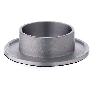 Aluminium Candle Holder with Satin Finish 2 1/2 in