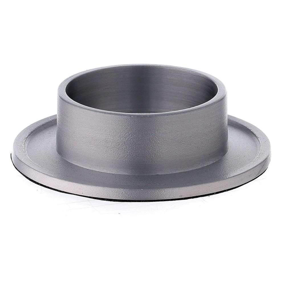 Aluminium Candle Holder with Satin Finish 2 1/2 in