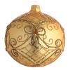 Christmas Bauble Gold, Matte Base 15cm view 1