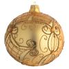 Christmas Bauble Gold, Matte Base 15cm view 2