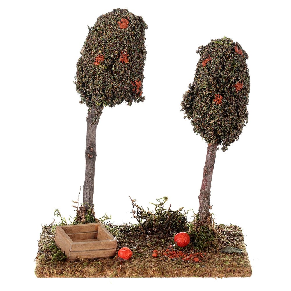 Holyart Nativity Scene Orange Trees 15x15x10cm