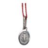 Holyart Miraculous Medal, Silver Oval of Mary Immaculate view 1