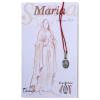 Holyart Miraculous Medal, Silver Oval of Mary Immaculate view 2