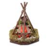 Holyart Setting with Bonfire Small Pot and Camp 230V view 1