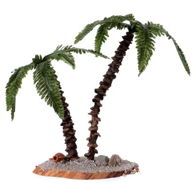 Holyart Two Palm Trees, Real h 13-18 cm for Nativity